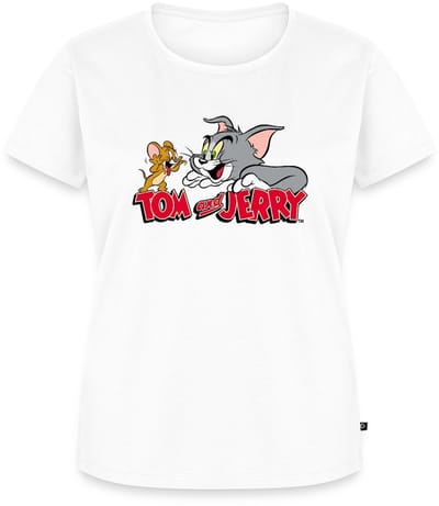 Tom En Jerry Vang Me Maar Premium T Shirt Dames