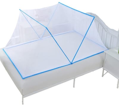 Dailygoods- Babybed Klamboe Opvouwbaar - Duurzaam Net - Polyester - Universele Pasvorm - Zomercomfort - 125 x 70 x 50 cm - Bedtent