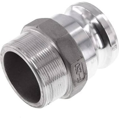 Camlock DN 60 (2 1/2'') Koppeling AluminiumR 2 1/2'' met buitendraad Type F MIL-C-27487