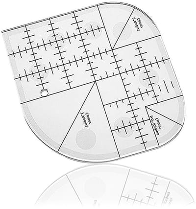 Gebogen Liniaal voor Quilten en Patchwork - Acryl Sjabloon voor DIY Kledingmaken en Creatieve Projecten