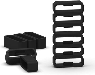 Vervangende Silicium Bevestigingsring voor Vivosmart HR - Veiligheidslus, Strap Loop en Locking Clasp voor Activiteitstrackers