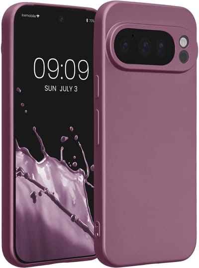 kwmobile metallic telefoonhoesje van TPU - geschikt voor Google Pixel 10 Pro - Flexible case voor smartphone - In metallic lila