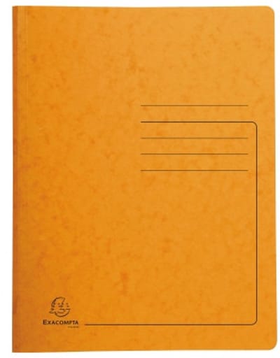 Exacompta 240224E map Pletbord Oranje A4