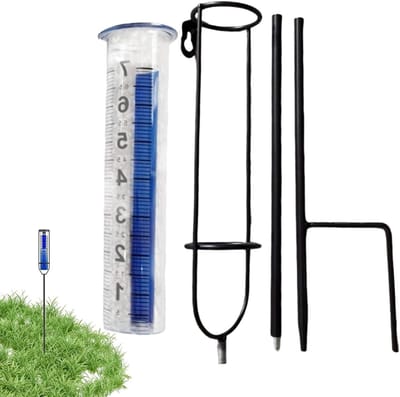 Regenmeter Tuin - Neerslagmeter Buiten - Tuinonderhoud Bijhouden - In Hoogte Verstelbaar - 75 cm - Transparant