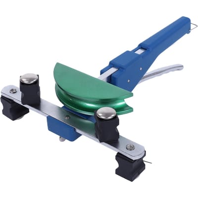 Jeu d'outils de cintrage de tuyaux 15 pièces pour tuyaux de 1/4 à 7/8 pouces Kit de cintrage de tubes bidirectionnel à 90 degrés avec 7 en aluminium coloré