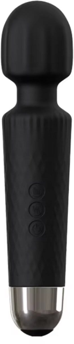 Serenity Series – Wand Massager – 20 Vibratiestanden – USB Oplaadbaar – Zwart