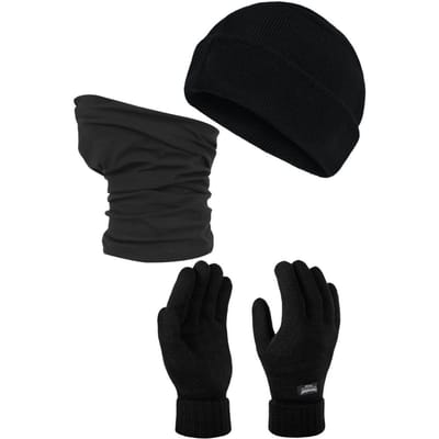 Regatta Professional Herenhoed en -handschoenen-set (Zwart)