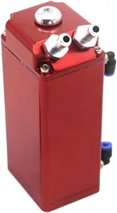 Koelvloeistofreservoir Olievanger - Brandstoftank Luchtfilter - Motoronderhoud Voorkomen - Universele Pasvorm - 1.1 kg - Rood