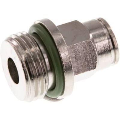 10mm x G1/2'' Messing Insteekfitting Buitendraad FKM