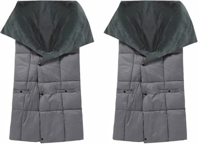 Elektrische Dekensjaal - Verwarmde Plaid - Volledige Lichaamsverwarming - 3 Warmte-instellingen - 135 x 110 cm - Grijs