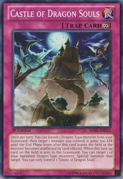 Yu-Gi-Oh! Castle of Dragon Souls Kaart - Structure Deck Saga of Blue-Eyes White Dragon - Losse kaart