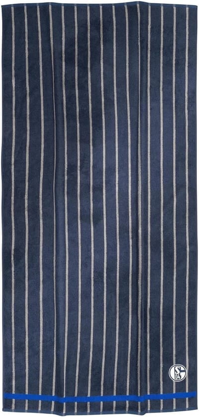 Grote Badhanddoek Voetbalclub Blauw Wit Gestreept 70x140 cm
