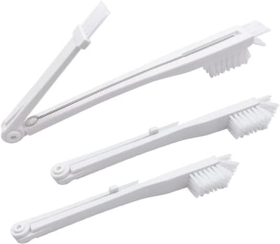 Multifunctionele 3-in-1 Reinigingsset voor Thuis - Inclusief Schoonmaakborstel, Kierenborstel en Detailborstel voor Keuken en Badkamer