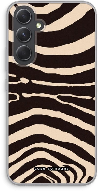 Case Company® - Hoesje geschikt voor Samsung Galaxy A54 hoesje - Arizona Zebra - Soft Cover Telefoonhoesje - Bescherming aan alle Kanten en Schermrand