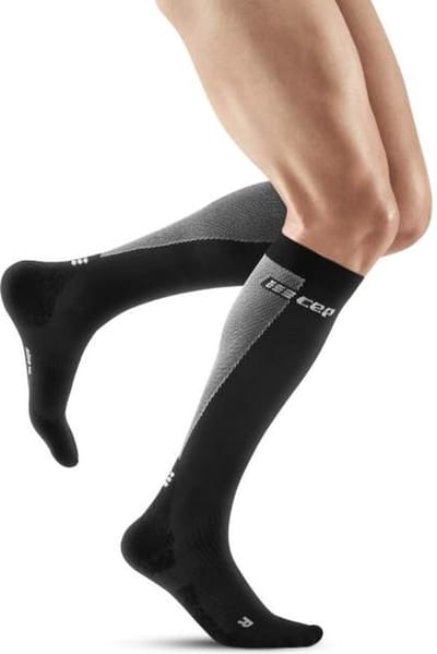 CEP | Ultralight Socks Tall V3 | Compressiekousen | Heren | Black / Grey | V