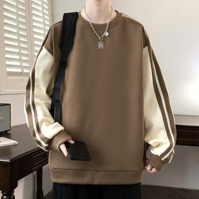Herfst Grote Maat Sweatshirt Heren Losse Ronde Hals Plus Size Plus Dikke Top Trendy Casual Jas 8XL