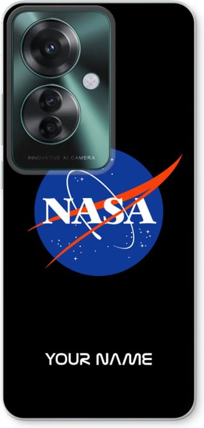 Gepersonaliseerd - Case Company® - Hoesje geschikt voor Oppo Reno 11 F hoesje - NASA - Soft Cover Telefoonhoesje - Bescherming aan alle Kanten en Schermrand