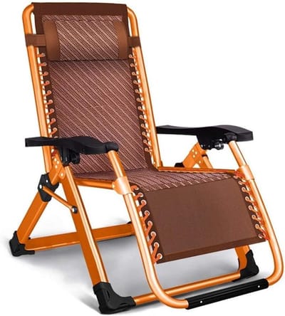 Campingstoel Ligstoel - Opvouwbaar bed - Buiten ontspannen - Verstelbare rugleuning - 180x65x40cm - Veelkleurig