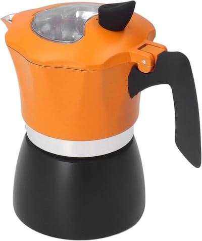 Koffiezetapparaat Moka - Espresso Maker - Thuis Koffie Zetten - Tijdloos Achthoekig Design - 150 ml - Zilver
