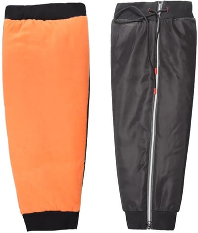 Winter Kniebeschermers - Beenwarmers Motor - Bescherming Kou - Waterafstotend Fleece - 70 Cm - Zwart