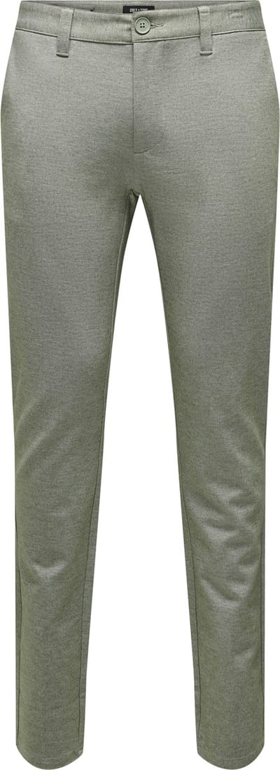 Only & Sons Broek Onsmark Slim Tap 0209 Melange Pant 22026326 Olive Night Mannen Maat - W29 X L32