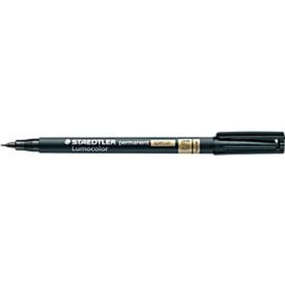 Staedtler lumocolor permanent special s zwart - 10 stuks