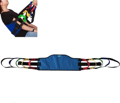Transferband - Hulpmiddel Mobiliteit - Ondersteunen Bewegen - Verbrede Rugcurve - 80 cm x 23 cm - Zwart