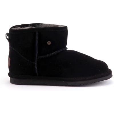 Warmbat - Maat 38 - Wallaby Women Suede Boot Dames Laarzen - Zwart