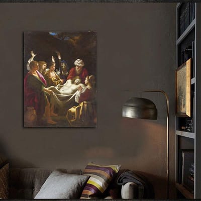 DIY diamant schilderij kruissteek Christus gedragen naar het graf borduurwerk decoratie diamant 20X30