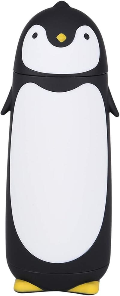 Stijlvolle RVS Vacuüm Thermosfles, Schattige Pinguïn Thermische Waterfles, 300ML Dubbellaagse Reisbeker voor Koffie en Thee