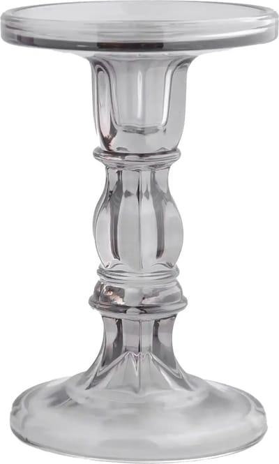House of Nature Kandelaar Laval grijs 13cm