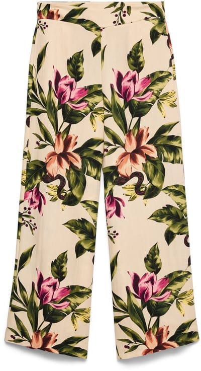 Vero Moda Broek met wijde pijpen VMLYRA High waist Broek