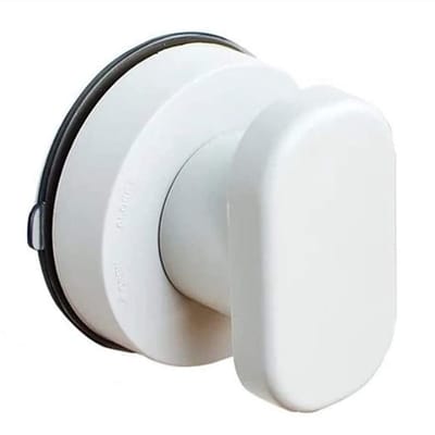 Dailygoods- Deurklink Draagbaar - Deurklink met Zuignap - PVC/ABS - Waterdicht - Eenvoudige Installatie - Herbruikbaar - Zuiggreep