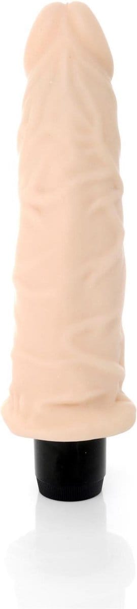 Bossoftoys - Drizzle - Realistische vibrator - Cyber leather - Extra speciaal flexibel materiaal - beige - 19 cm - 44-00005