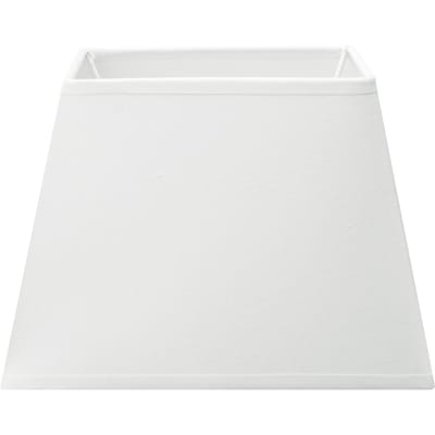 Home Sweet Home - Stoffen - Stoffen Lampenkap - Rectangle - White - Minimalistische stijl - 20 x 20 x 14 cm - E27 fitting - voor Tafellamp - voor