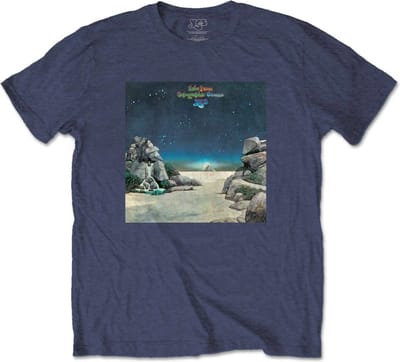 Yes - Topographic Oceans Heren T-shirt - S - Blauw