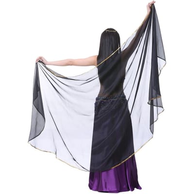 Faux Zijden Sjaal Vrouwen Zomer Chiffon Buik Gaas Sjaal Avondjurken Trouwjurken Strand Faux Zijden Wikkel