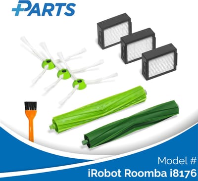 iRobot Roomba i8176 Onderhoudsset (Plus.Parts® alternatief voor 4624878 / 4639168)