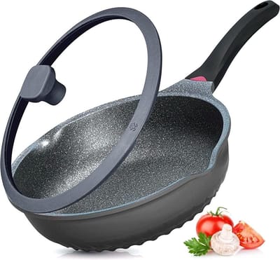 Multifunctionele 3-in-1 Pan met Deksel voor Inductiekoken - Wok & Hapjespan 28 cm