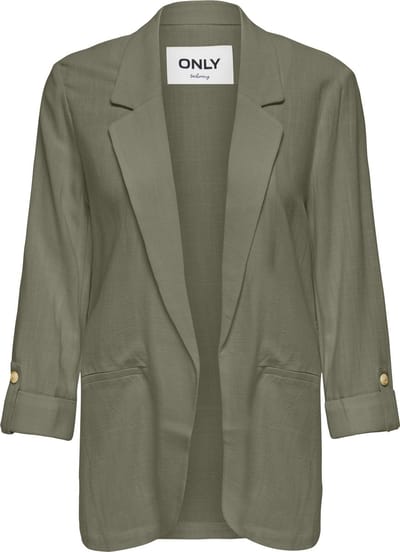 Only Blazer Onlsiesta 3/4 Open Lin Bl Blaze Tlr 15322274 Deep Lichen Green Dames Maat - W34