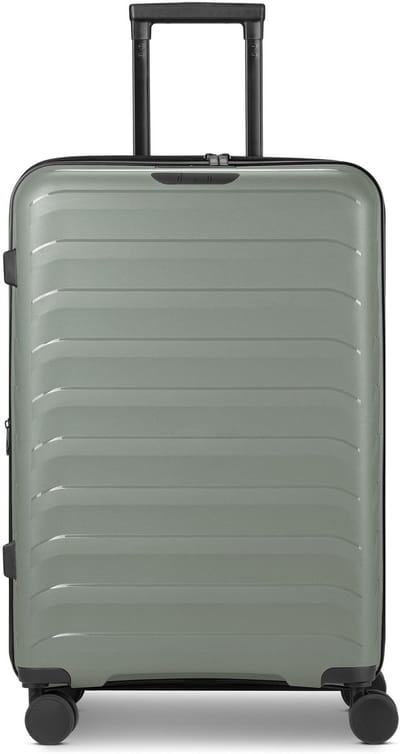 d & n Toronto 4 wielen Trolley M 65 cm met uitbreidingsplooi - Harde bagage - TSA slot - greyed sage
