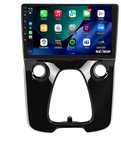 Geschikt voor Peugeot 108 (2014 t/m 2024) | 9 inch Android 15.0 CarPlay autoradio | Draadloos CarPlay & Android Auto | 2GB RAM + 32GB | Externe microfoon | Bluetooth & WiFi | NAVIBOP NB-1480 | Bouwjaar 2014 t/m 2024