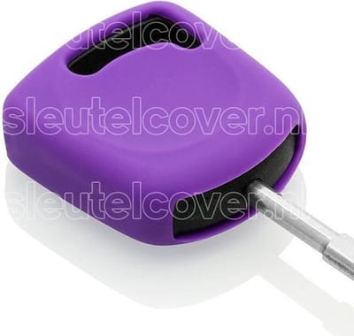 Autosleutel Hoesje geschikt voor Ford - SleutelCover - Silicone Autosleutel Cover - Sleutelhoesje Paars