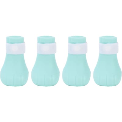 4 Pièces Protection de Patte de Chat en Silicone Anti-Griffures pour le Bain d'Animal de Compagnie Fournitures pour le Bain(vert ) vert