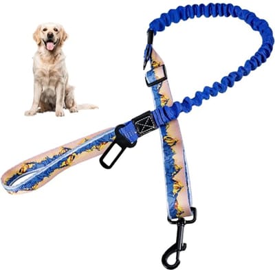 Solidchoice - Honden Veiligheidsriem voor Auto met Elastische Bungee