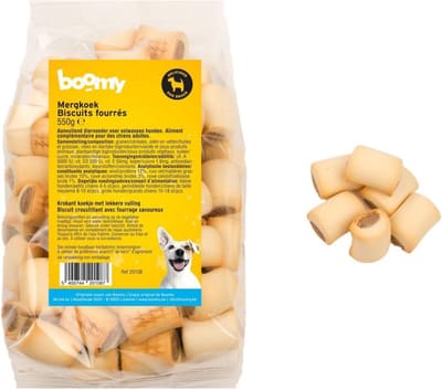 Boomy - Hondensnacks - Hondensnoepjes - Mergkoekjes - 2 x 550g