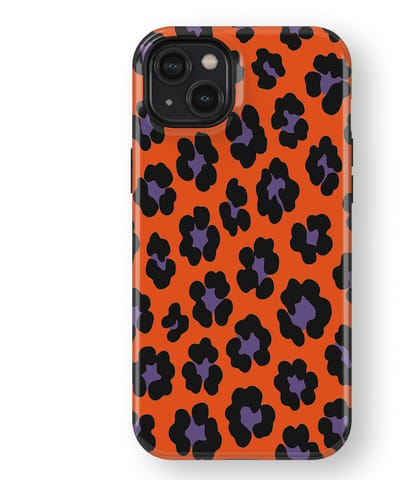 DripCase Luipaard Hoesje geschikt voor iPhone 14 Plus | Backcover met Mag | Hoesje met Dierenprint geschikt voor iPhone 14 Plus Bold Bite