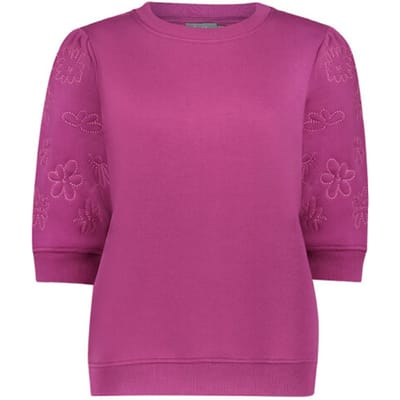 Geisha Trui Sweater Met Halflange Mouwen 62548 24 Cyclame Dames Maat - M
