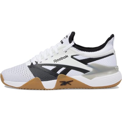 Reebok Nano Court Wit Zwart Gum Unisex Sneakers Grijs 100204813 42.5 white