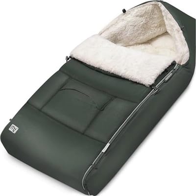 Wintervoetenzak voor kinderwagen - warme, waterafstotende voetenzak met reflectoren en ritssluiting